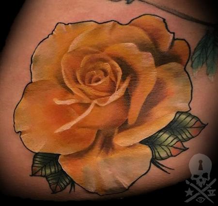 Tattoos - Yellow Rose - 131040